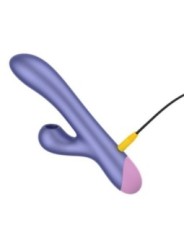 ROMP - PULSE VIBRATEUR DOUBLE POINT G RABBIT BLEU ÉLECTRIQUE