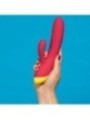 ROMP - JAZZ VIBRATEUR LAPIN RECHARGEABLE ROUGE