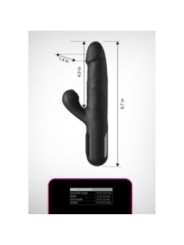 FETISH FANTASY SERIES - VIBRATEUR LAPIN EN SILICONE SONIX NOIR