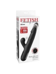 FETISH FANTASY SERIES - VIBRATEUR LAPIN EN SILICONE SONIX NOIR