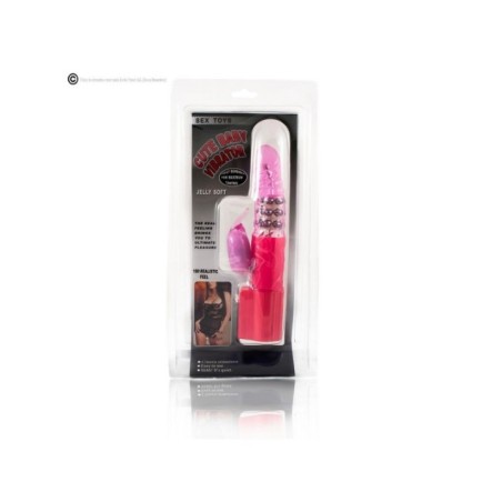 BAILE - ROTATEUR DE LAPIN ROSE AVEC SUPERSTIMULATEUR