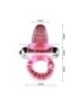 BAILE - ANNEAU PÉNIS VIBRATEUR ROSE SWEET ABS 10 RYTHMES