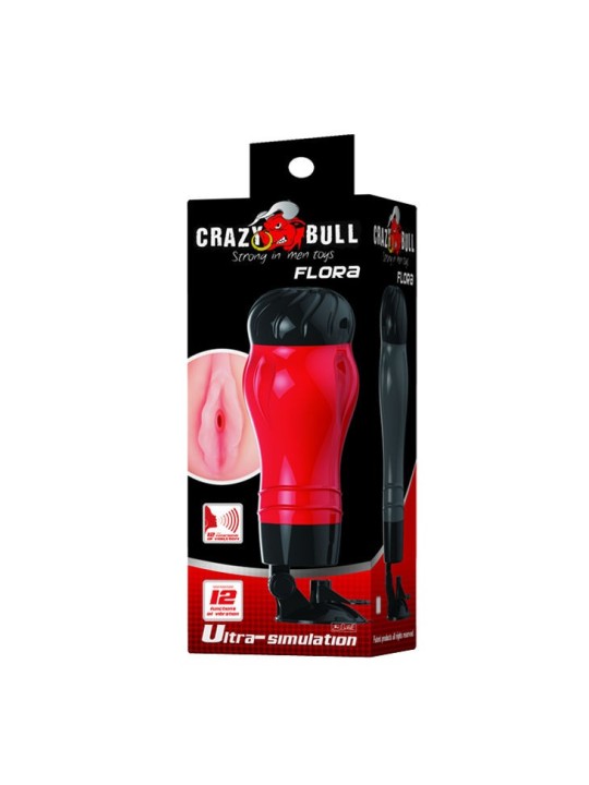 CRAZY BULL - FLORA VAGINA AVEC BASE DE MASTURBATEUR VOIX