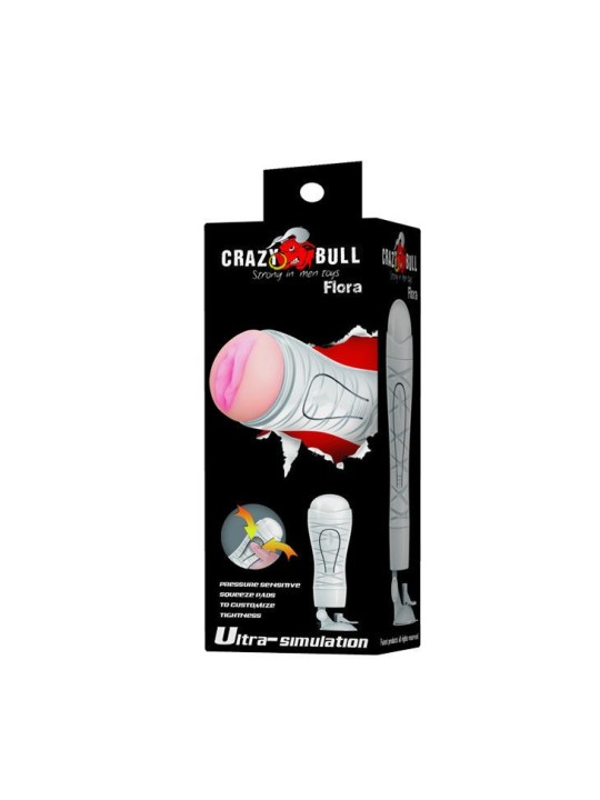 CRAZY BULL - FLORA VAGIN AVEC BASE MASTURBATEUR