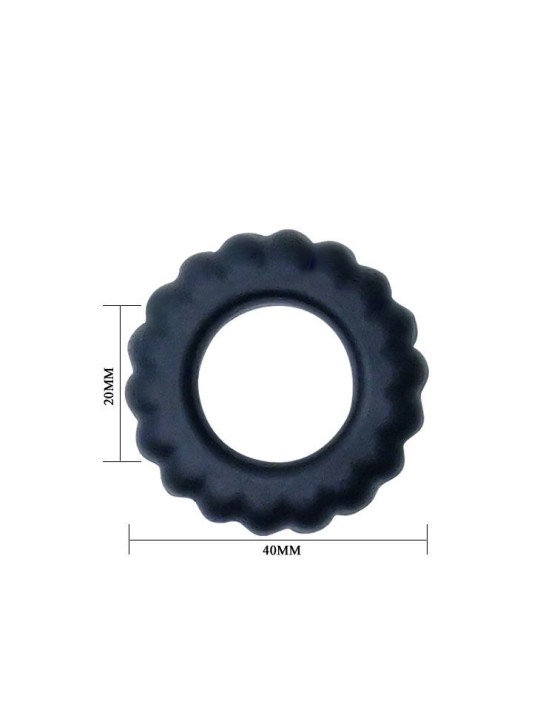BAILE - COCKRING TITAN NOIR 2 CM