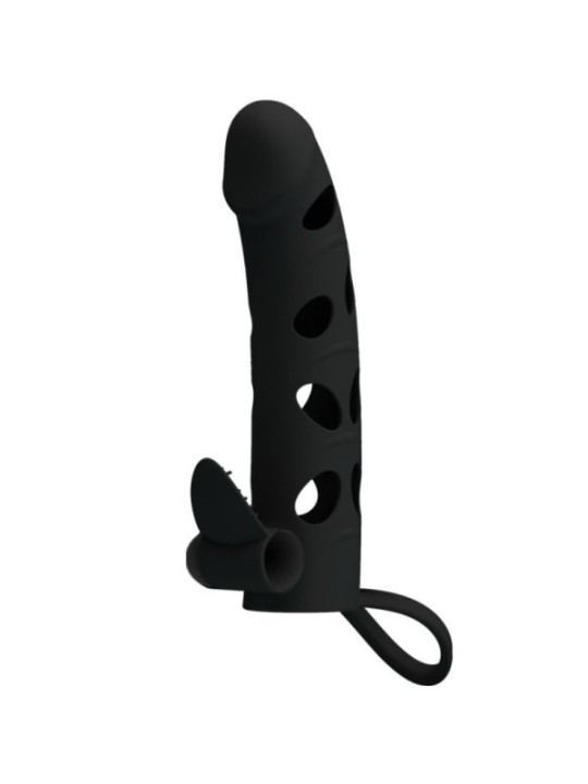 PRETTY LOVE - HOUSSE EN SILICONE AVEC VIBRATION 15.2 CM