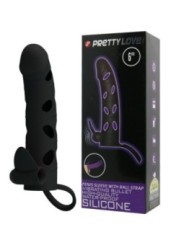 PRETTY LOVE - HOUSSE EN SILICONE AVEC VIBRATION 15.2 CM