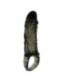 BAILE - HOUSSE DEXTENSION DE PÉNIS AVEC SANGLE POUR TESTICULES NOIR 13.5 CM