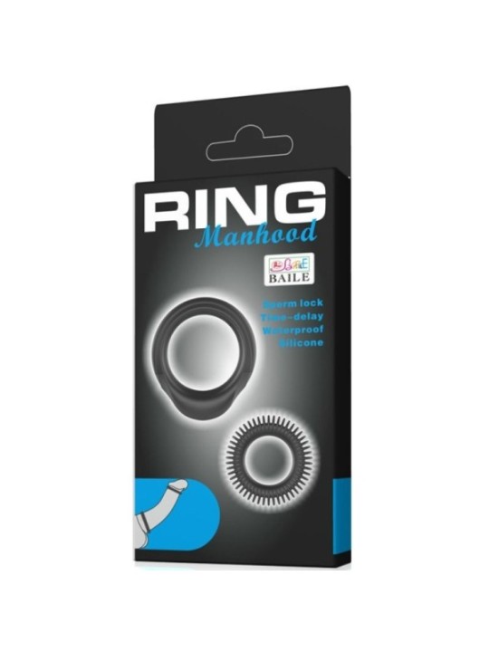 BAILE - KIT 2 ANNEAUX SILICONE ANNEAU VIRILIT?