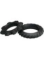 BAILE - KIT 2 ANNEAUX FLEURI EN SILICONE