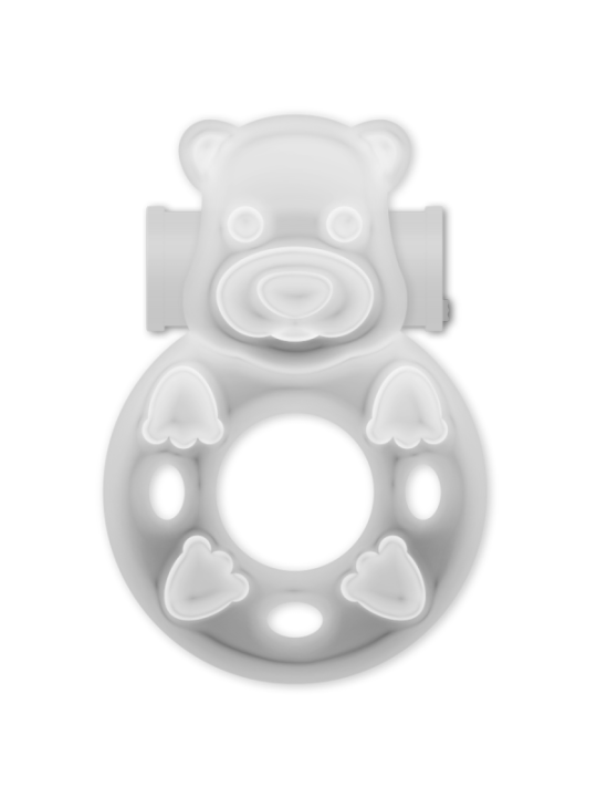 CASUAL LOVE - 26 ANNEAU DE VIBRATEUR TRANSPARENT BUNNY