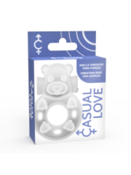 CASUAL LOVE - 26 ANNEAU DE VIBRATEUR TRANSPARENT BUNNY