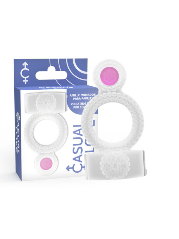 CASUAL LOVE - BAGUE TRANSPARENTE DOUBLE PLAISIR