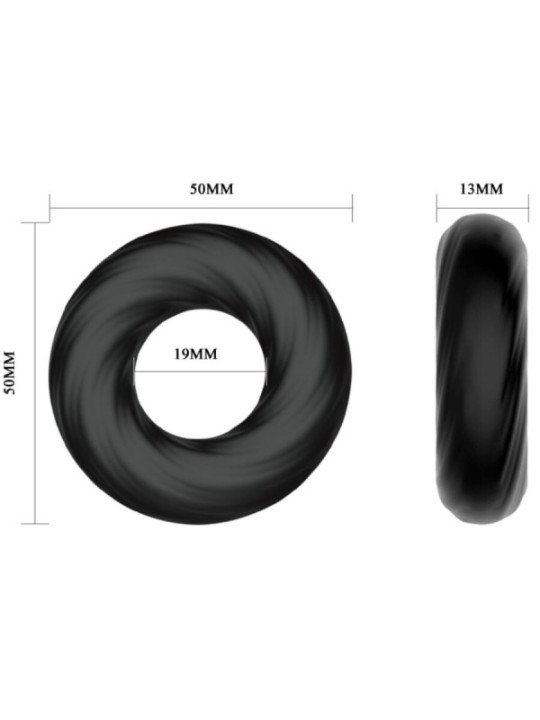 CRAZY BULL - BAGUE EN SILICONE SPIRALE