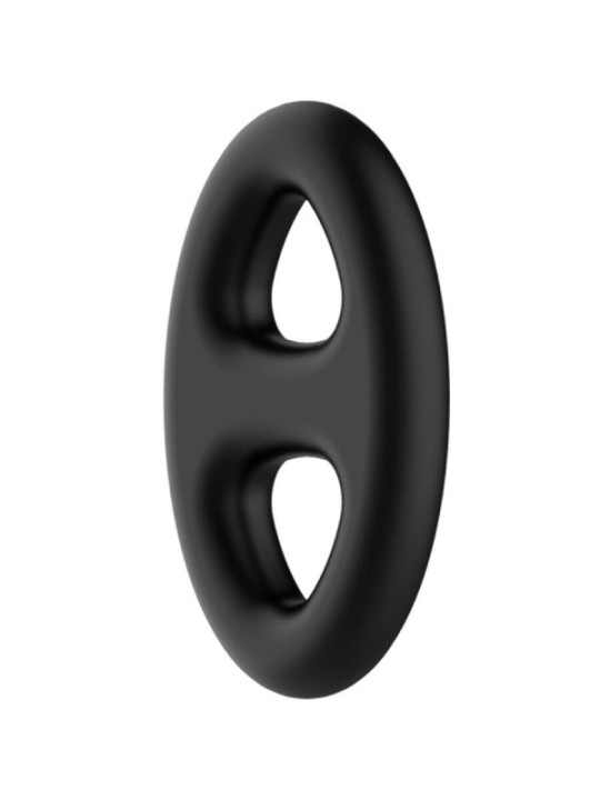 CRAZY BULL - BAGUE EN SILICONE DOUBLE OVALE
