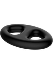 CRAZY BULL - BAGUE EN SILICONE DOUBLE OVALE