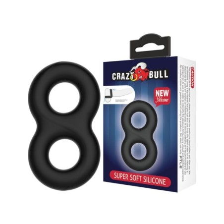 CRAZY BULL - BAGUE EN SILICONE DOUBLE INFINITY