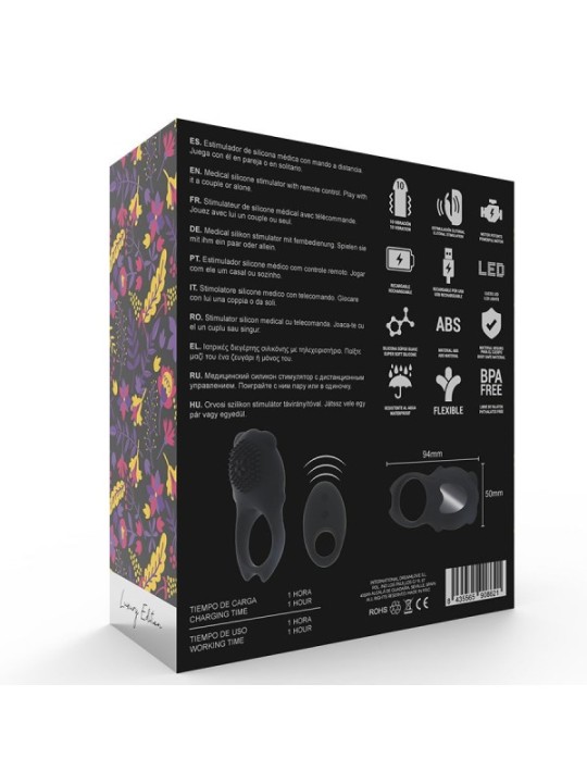 MIA  - TELECOMMANDE COLOSSEO RING NOIR