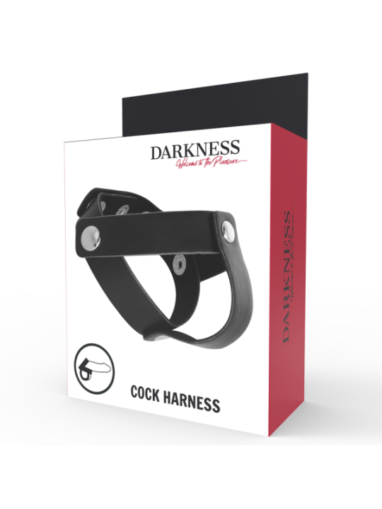 DARKNESS - ANNEAU CUTANÉ POUR PÉNIS ET TESTICULES
