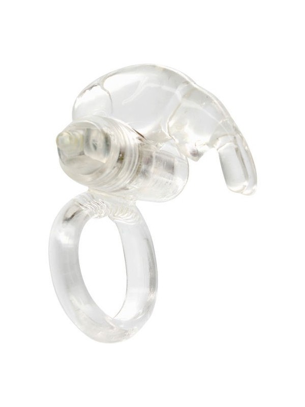 SEVEN CREATIONS - ANNEAU VIBRATEUR EN SILICONE TRANSPARENT