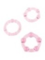 SEVEN CREATIONS - ENSEMBLE DE TROIS ANNEAUX PÉNIS ROSE