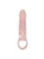 BAILE - COUVERTURE DEXTENSION DE PÉNIS AVEC VIBRATION ET SANGLE NATURELLE 13,5 CM
