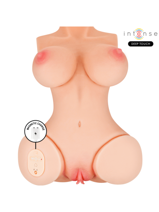 INTENSE DEEP TOUCH - VERO TORSO VAGINA AVEC EFFETS DE SUCCION, DE CHALEUR, DE VIBRATION ET DE VOIX L 5,5 KG