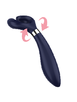 SATISFYER - ENDLESS FUN MULTI VIBRATEUR 3 BLEU