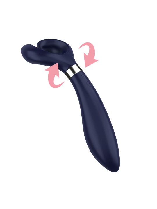 SATISFYER - ENDLESS FUN MULTI VIBRATEUR 3 BLEU