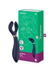 SATISFYER - ENDLESS FUN MULTI VIBRATEUR 3 BLEU