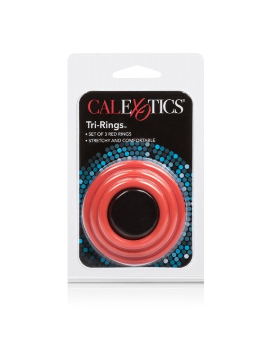 CALEXOTICS - JEU DE TROIS ANNEAUX ROUGE
