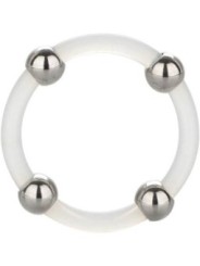 CALEXOTICS - BAGUE EN SILICONE PERLÉE ACIER L