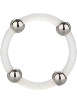 CALEXOTICS - BAGUE EN SILICONE PERLÉE ACIER L