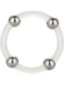 CALEXOTICS - BAGUE EN SILICONE PERLÉE ACIER L