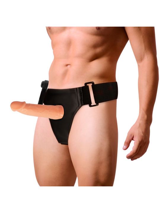 HARNESS ATTRACTION - WILLIAN HOLLOW RNES AVEC VIBRATEUR 17 CM -O- 4.5 CM