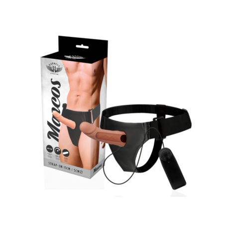 HARNESS ATTRACTION - RNES CADRES CREUX AVEC VIBRATEUR 15 CM -O- 5 CM