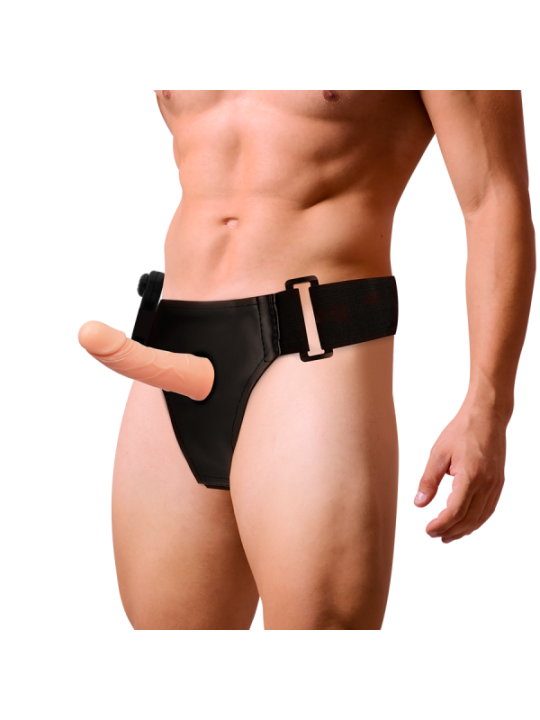 HARNESS ATTRACTION - RNES CADRES CREUX AVEC VIBRATEUR 15 CM -O- 5 CM