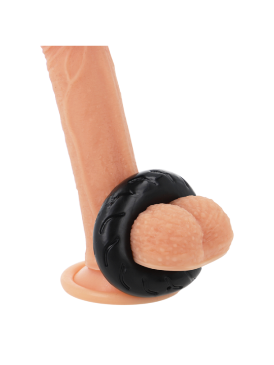 POWERING - ANNEAU PÉNIS SUPER FLEXIBLE ET RÉSISTANT 5CM PR08 NOIR