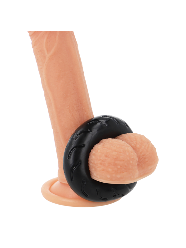 POWERING - ANNEAU PÉNIS SUPER FLEXIBLE ET RÉSISTANT 5CM PR08 NOIR