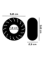 POWERING - ANNEAU PÉNIS SUPER FLEXIBLE ET RÉSISTANT 5CM PR08 NOIR