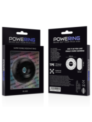 POWERING - ANNEAU PÉNIS SUPER FLEXIBLE ET RÉSISTANT 5CM PR08 NOIR