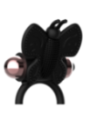 COQUETTE CHIC DESIRE - COCKRING PAPILLON AVEC VIBRATEUR NOIR/ OR