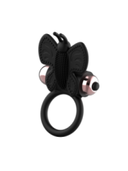 COQUETTE CHIC DESIRE - COCKRING PAPILLON AVEC VIBRATEUR NOIR/ OR