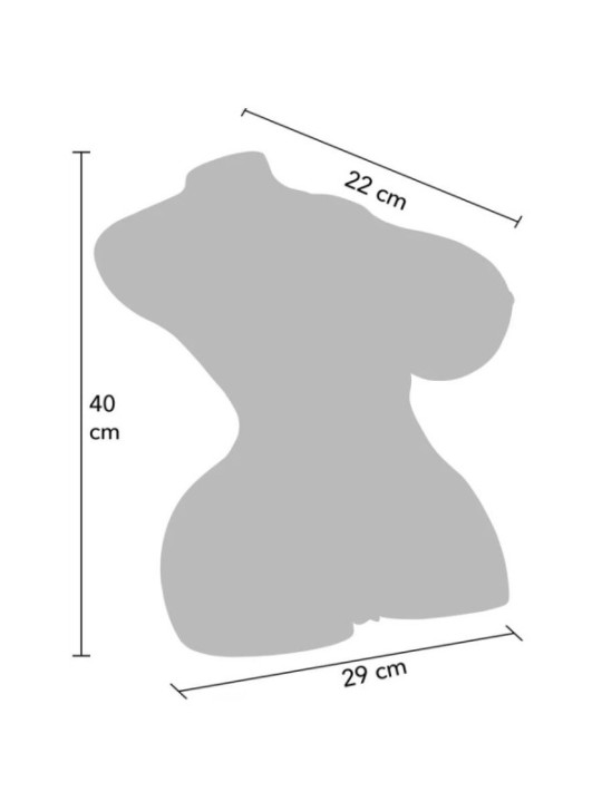 DÉSIR CACHÉ - TORSE DE CHIENNE TRÈS EXCITÉE, MASTURBATEUR FÉMININ 10 KG
