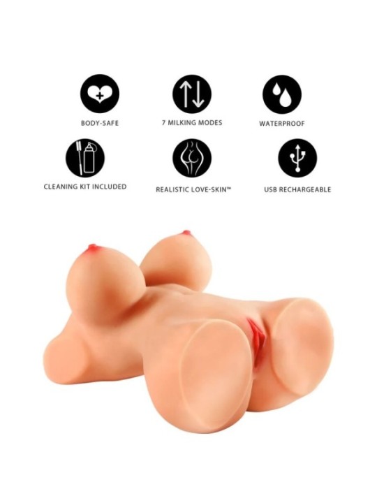 DÉSIR CACHÉ - TORSE DE CHIENNE TRÈS EXCITÉE, MASTURBATEUR FÉMININ 10 KG