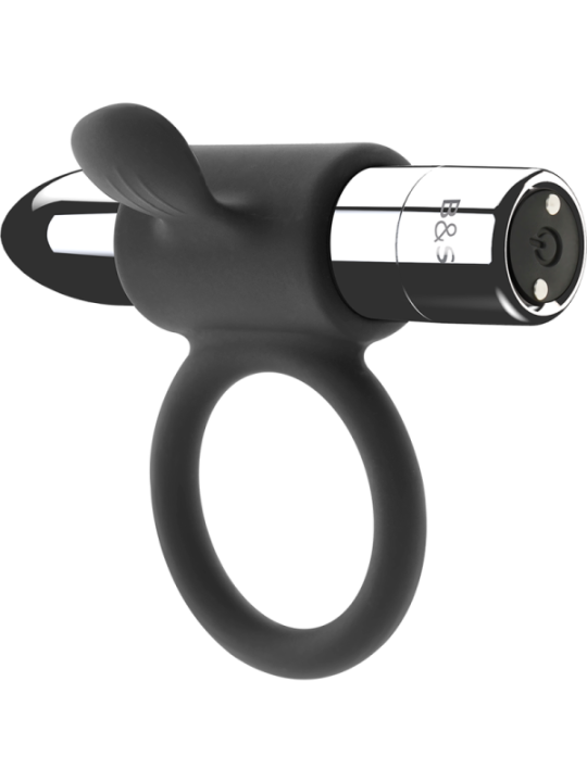 BLACK&SILVER - BAGUE RECHARGEABLE CAMERON ARGENT