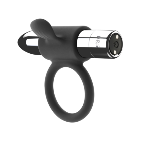 BLACK&SILVER - BAGUE RECHARGEABLE CAMERON ARGENT