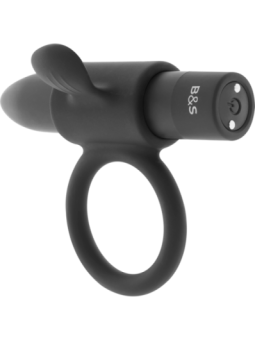 BLACK&SILVER - BAGUE RECHARGEABLE CAMERON NOIR