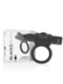 BLACK&SILVER - BAGUE RECHARGEABLE CAMERON NOIR