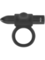BLACK&SILVER - BAGUE RECHARGEABLE CAMERON NOIR